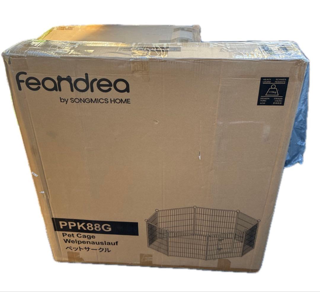 FEANDREA ペットサークル 大型犬用中型犬用 ペットフェンス PPK88G