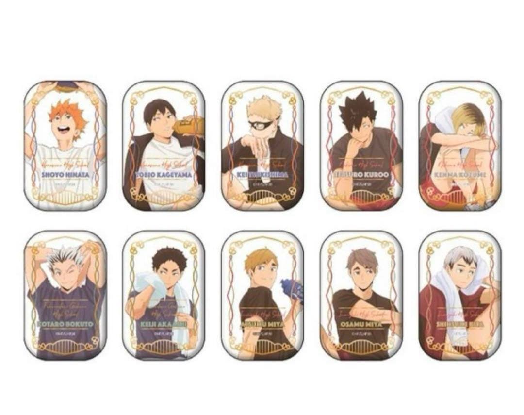 ハイキュー‼︎ スクエア缶バッジ　セブンネット限定　クールダウン版権　10個入