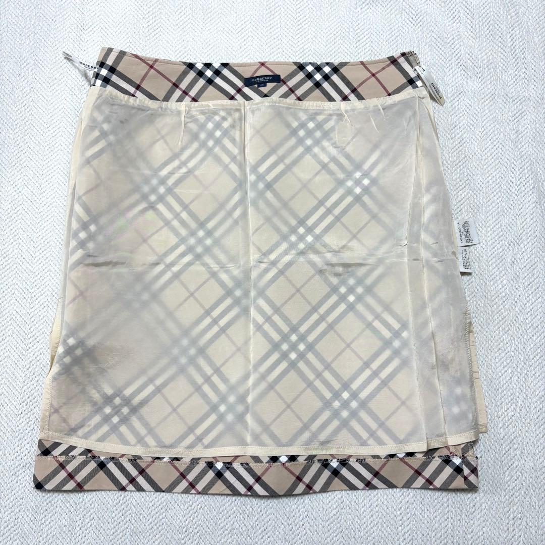 希少サイズ BURBERRY LONDON ノバチェック スカート ストレッチ有