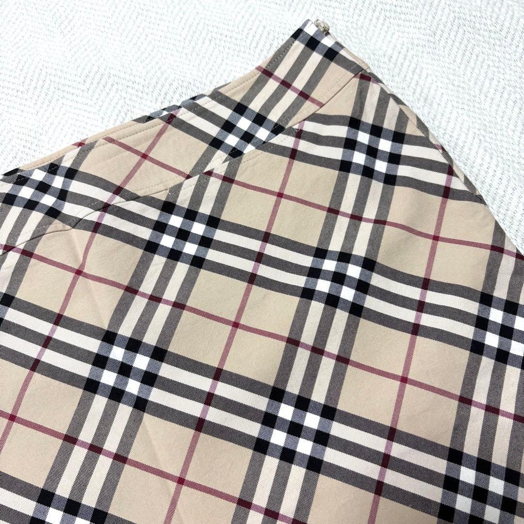 希少サイズ BURBERRY LONDON ノバチェック スカート ストレッチ有