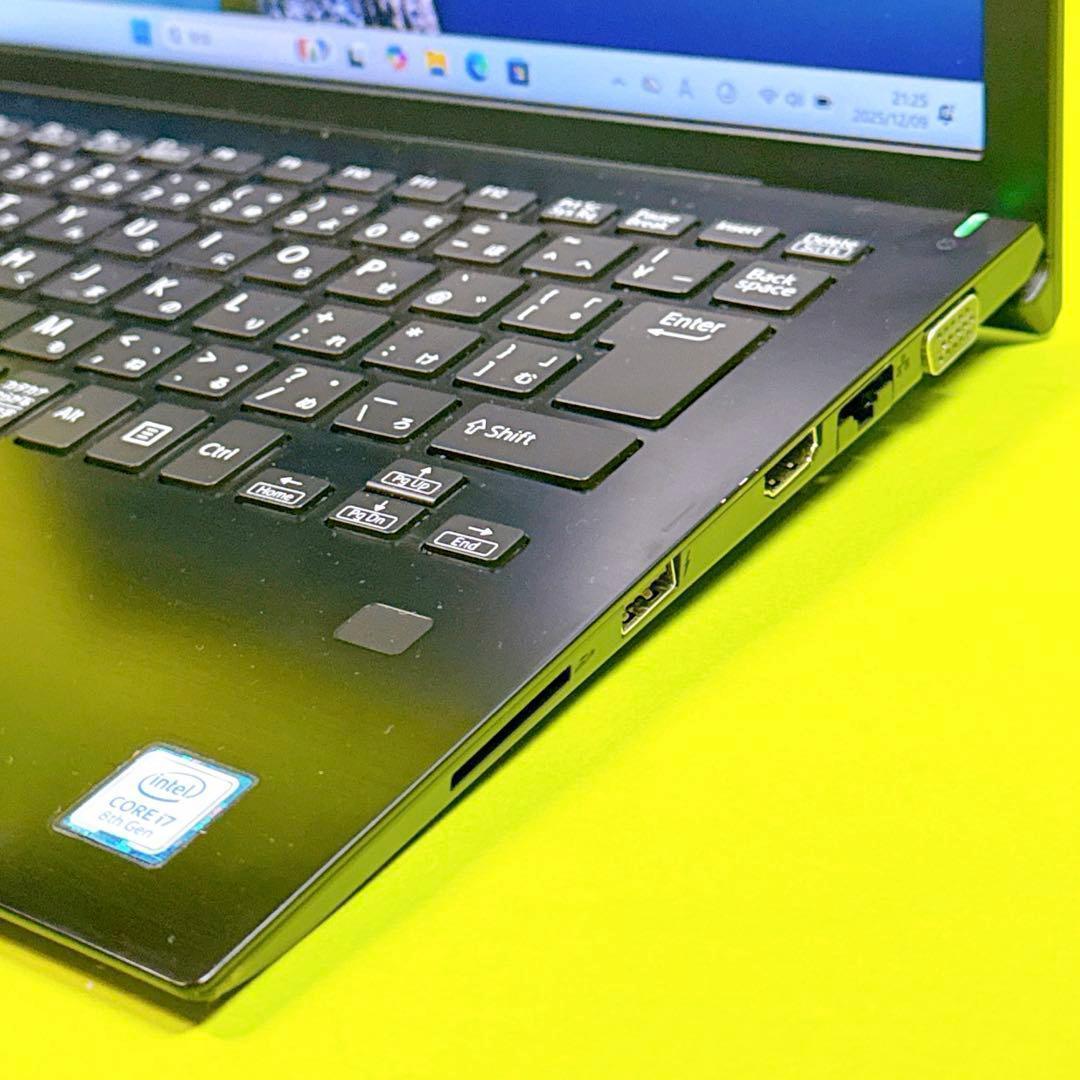 極速16GB‼️第8世代i7 windows11 ノートパソコン 薄型軽量SSD