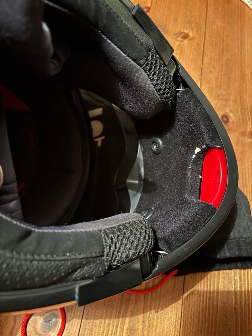 WINS CR-1 インナーバイザー付　システムヘルメット　XL　マットブラック