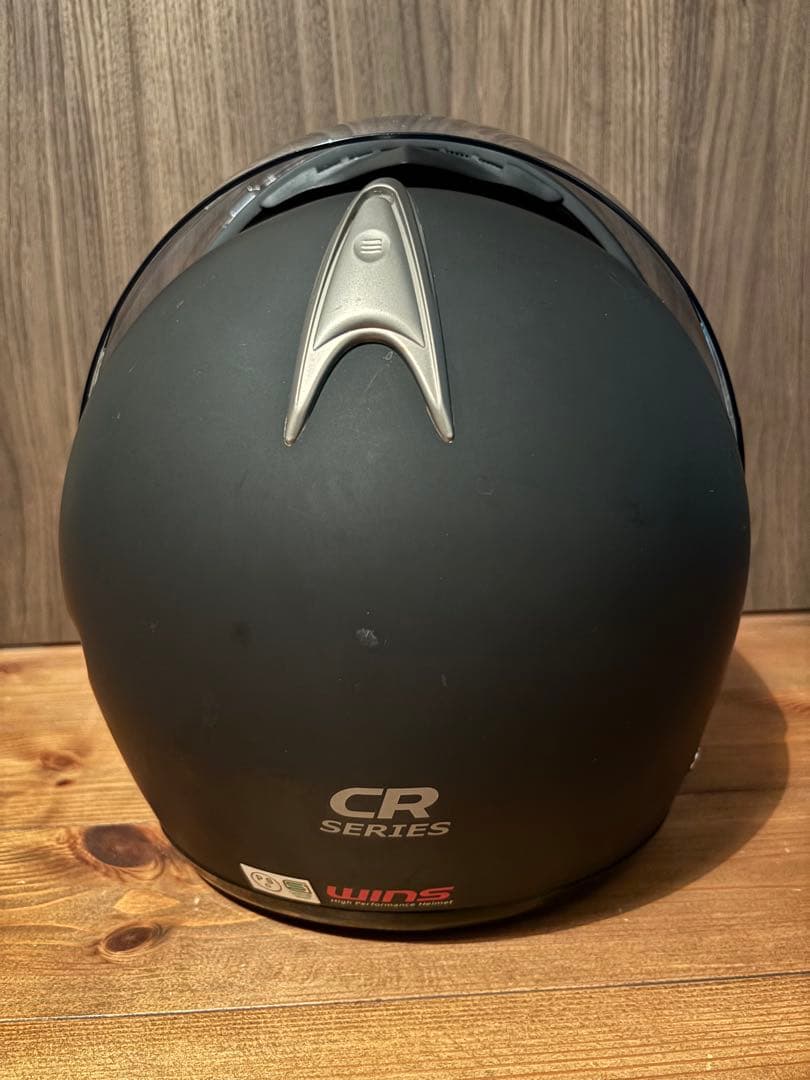 WINS CR-1 インナーバイザー付　システムヘルメット　XL　マットブラック