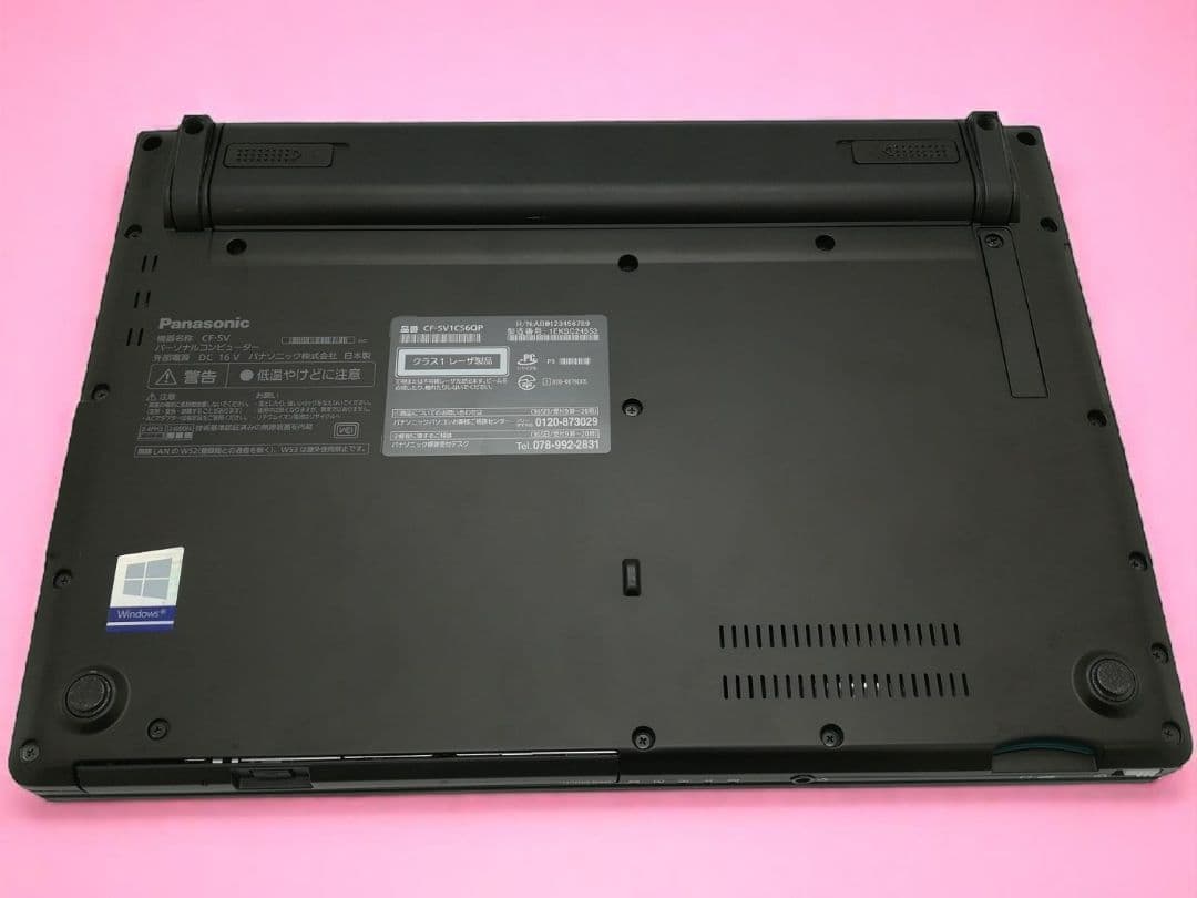 【希少色】Let's Note CF-SV1CS6QP　ジェットブラック　SIM