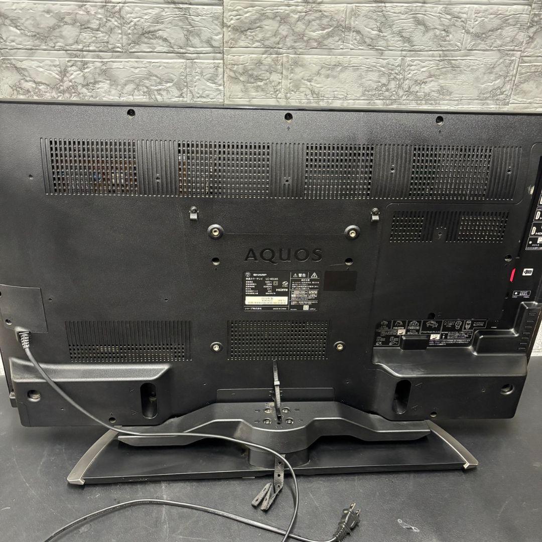 816　液晶テレビ　SHARP 40インチリモコン　B-CASHカード付き