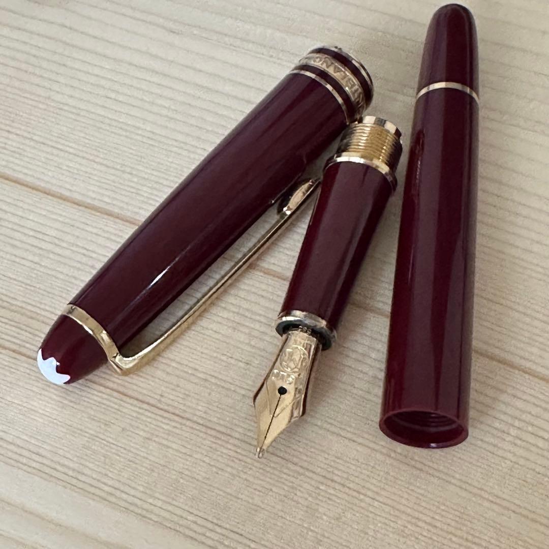 モンブラン マイスターシュテュック 144 ボルドー M（中字） 全金 前期型