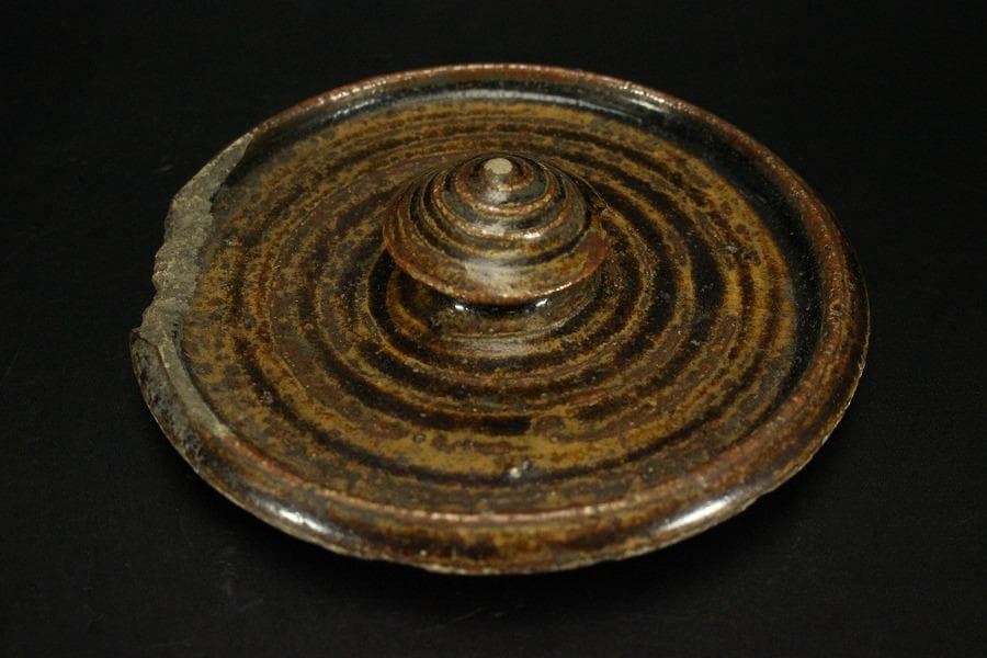 古瀬戸 砂金袋型 水指 茶道具 江戸時代(ZE566)