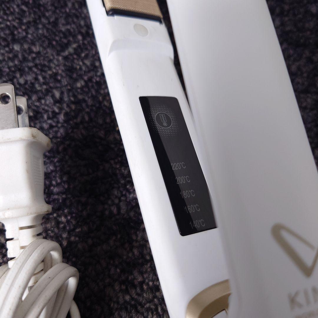 KINUJO DS200ストレートヘアアイロン ホワイト