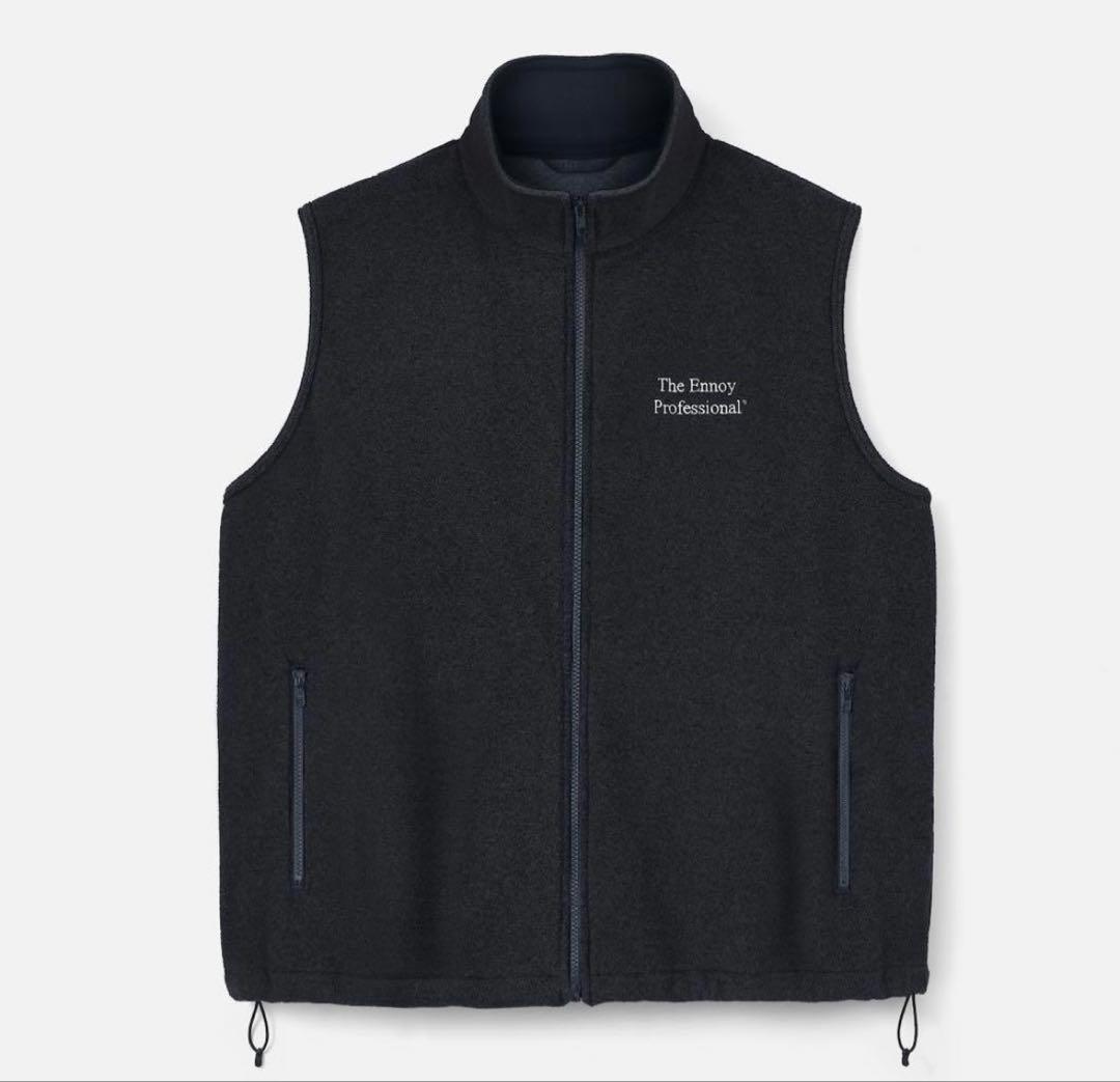 The Ennoy Professional フリースベスト M ブラック