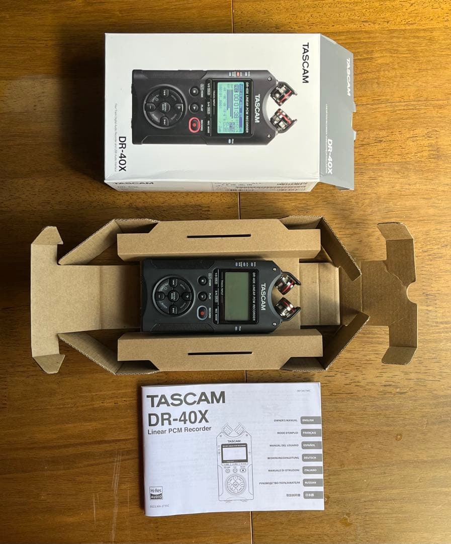 TASCAM DR-40X 4トラックレコーダー
