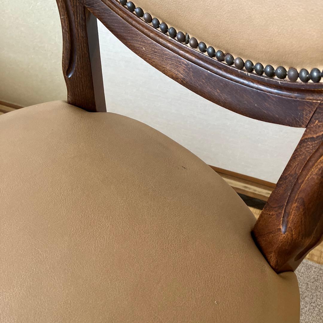 イタリア家具　アンティークダイニングチェア1