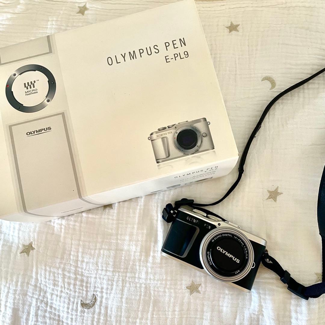 【値下げ！美品】OLYMPUS PEN E-PL9 [ブラック]ミラーレス一眼