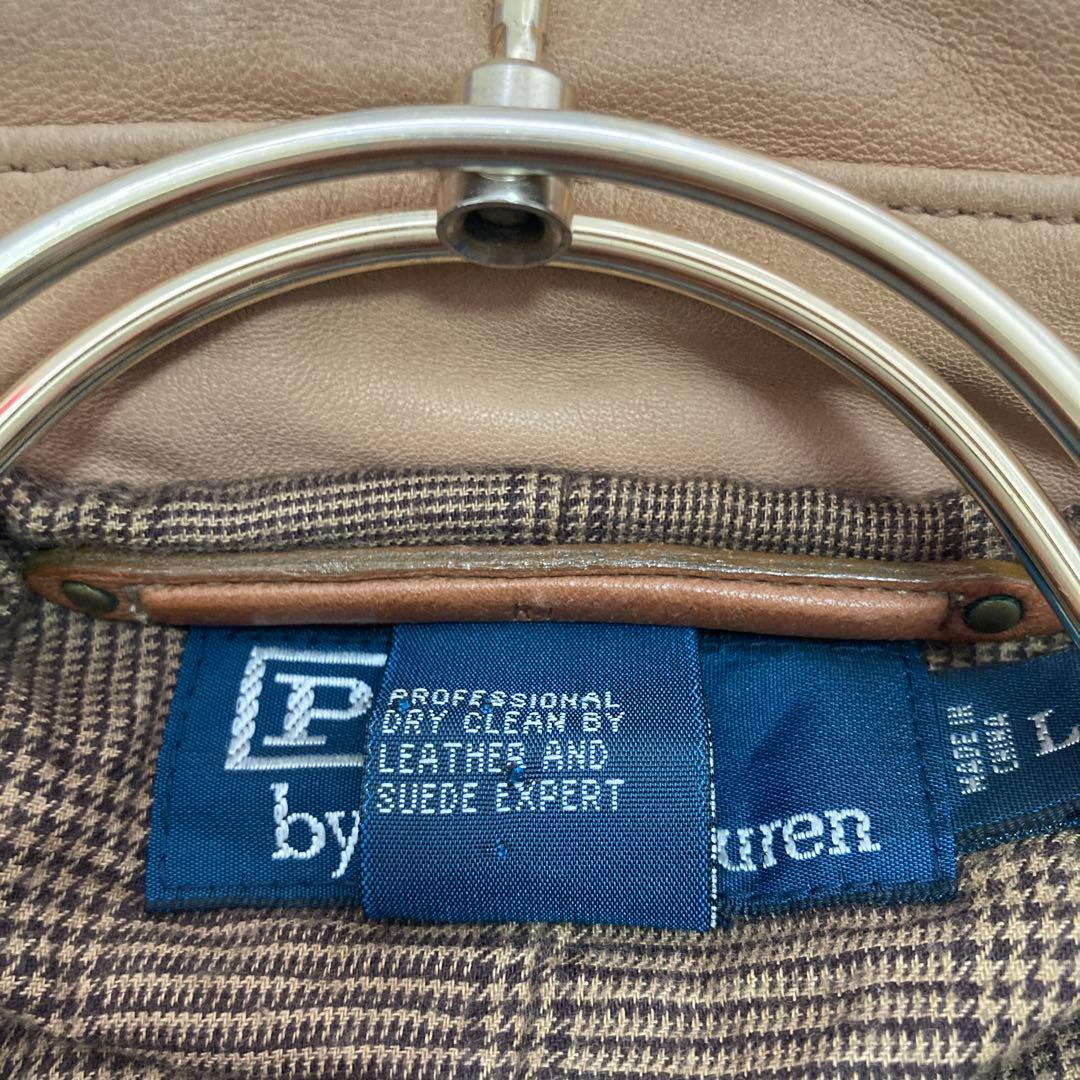 Polo by Ralph Lauren レザージャケット ブラウン系 L 短丈