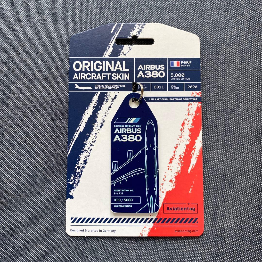 (新品未使用)Aviationtag エールフランス航空 A380 F-HPJF