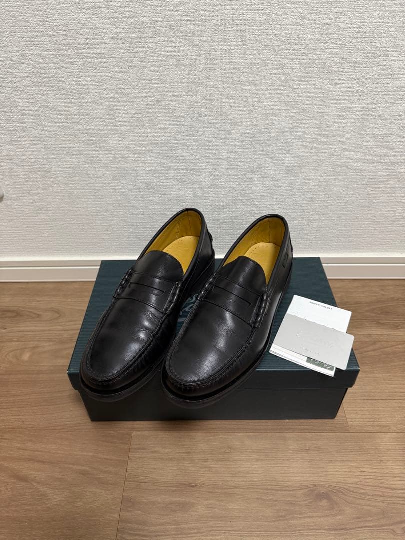 【美品】Paraboot パラブーツ ブライトン ローファー ブラック　uk5