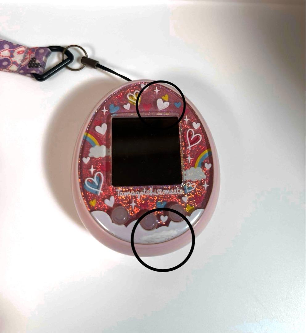 たまごっちみーつ　メルヘンみーつ　ピンク ストラップ付き