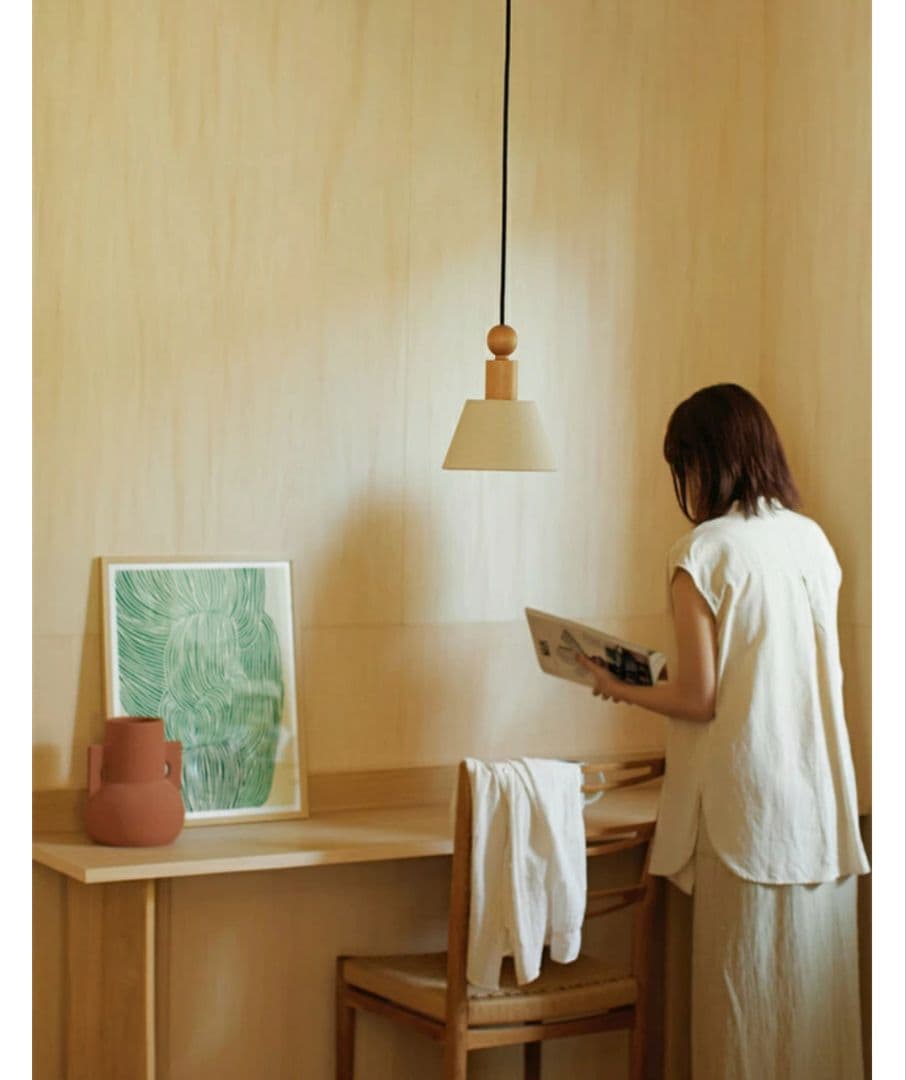 北欧　ナチュラル　ペンダントライト　3個セット