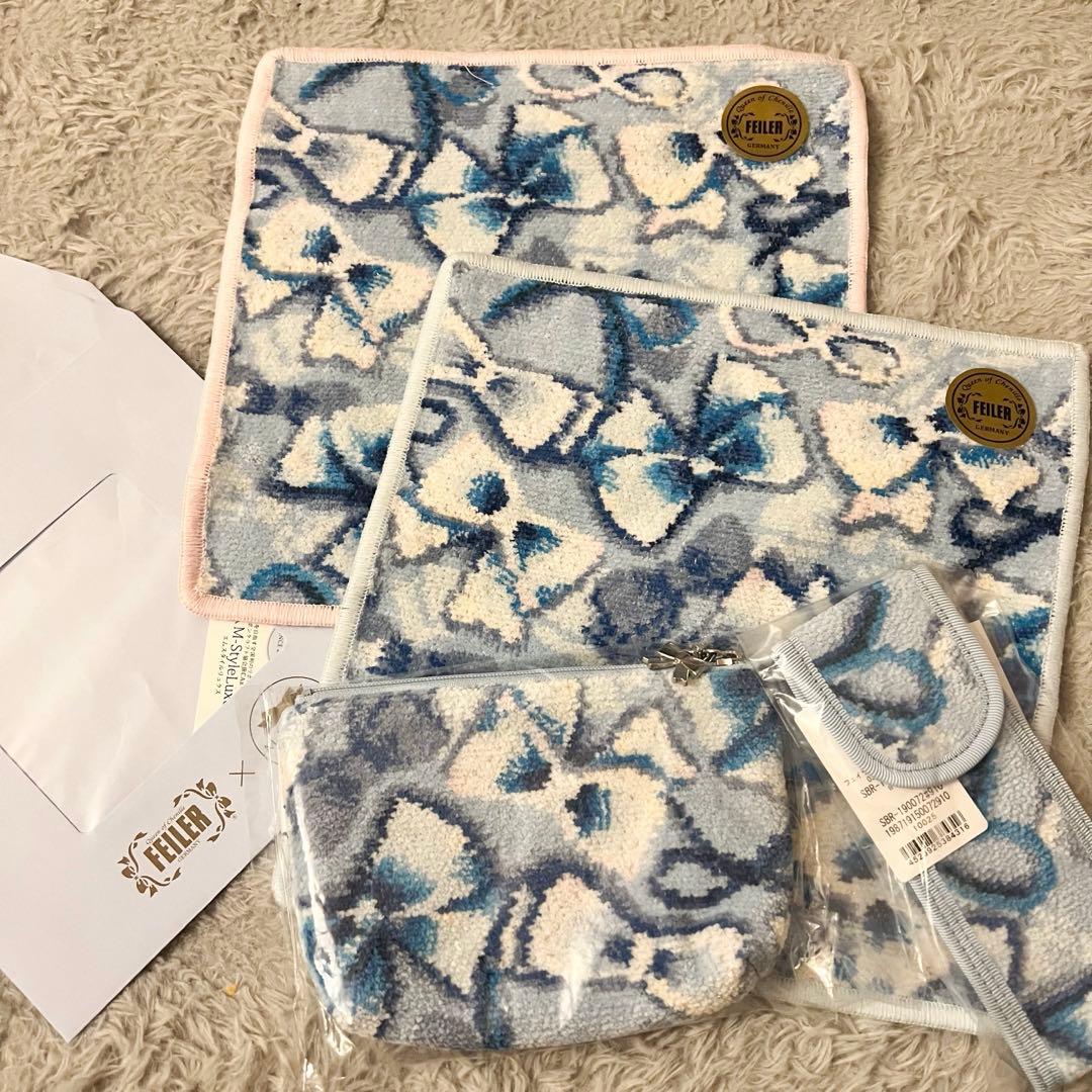 【希少】フェイラー/リボン協会コラボ/サムシングブルー/M-StyleLuxe