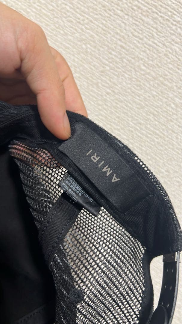 SSENSEで購入!! AMIRI メッシュキャップ