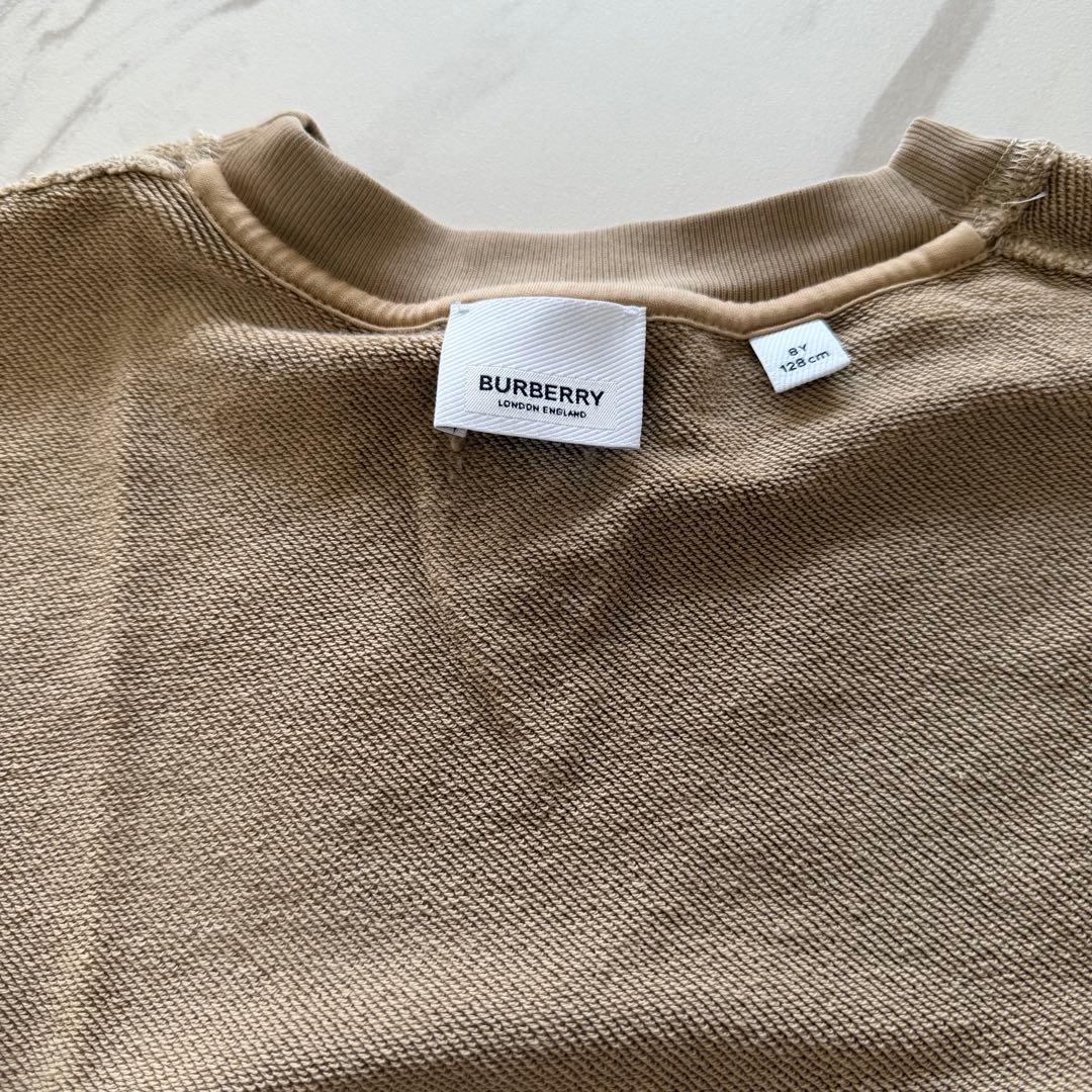 BURBERRY バーバリー 熊プリント ロゴ トレーナー 8Y 128cm