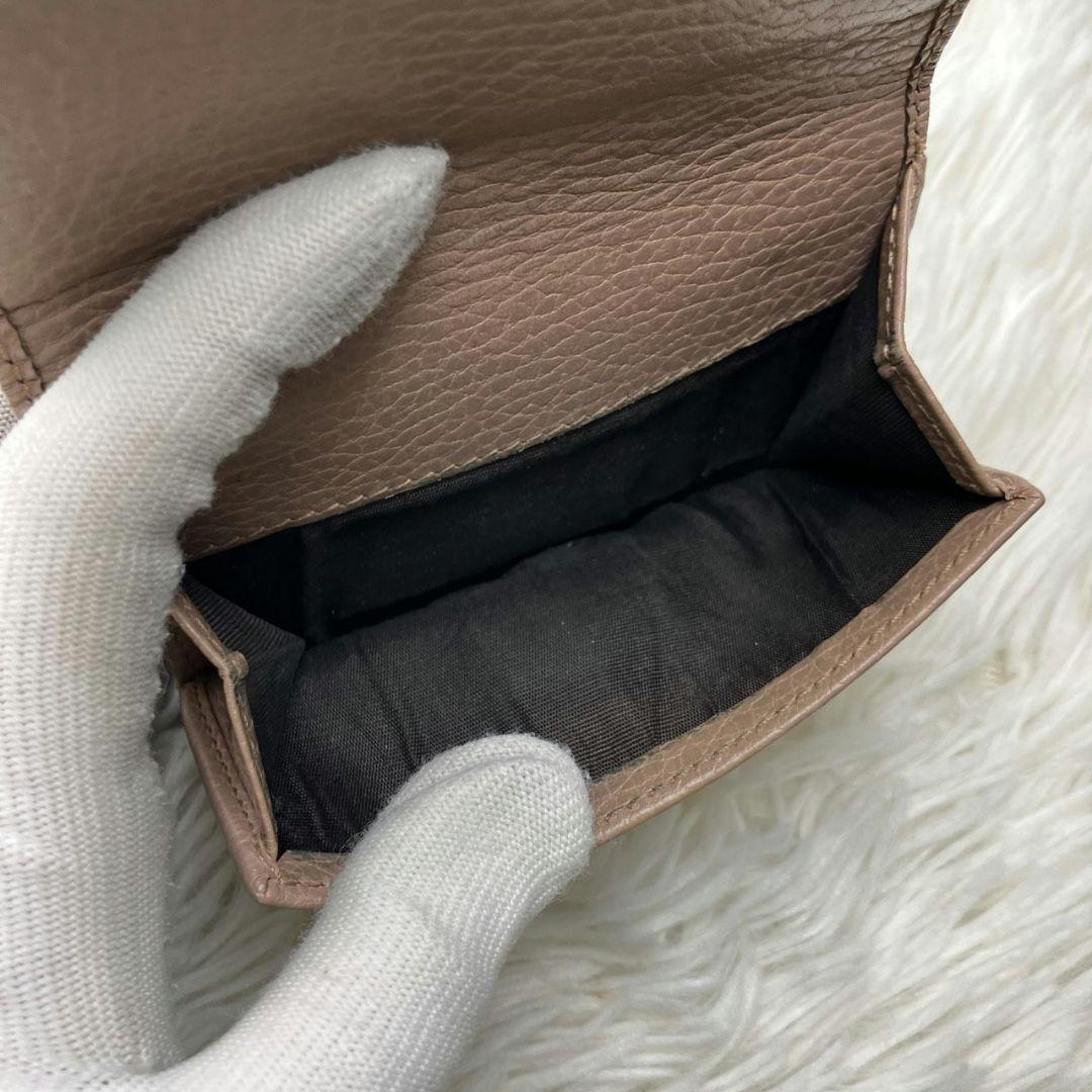 ✨美品✨　GUCCI ミニ財布　マーモント　三つ折り　GGロゴ