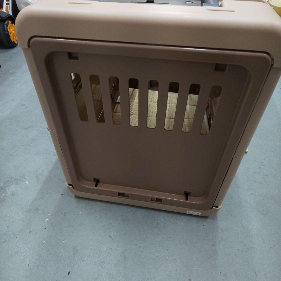 中型犬用 ベージュ ケージ ペットキャリー 折り畳み キャンピングキャリー