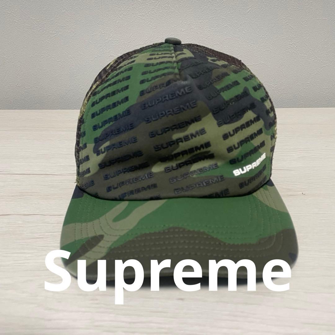 は*る様 Supreme cap Woodland Camo シュプリーム キャ