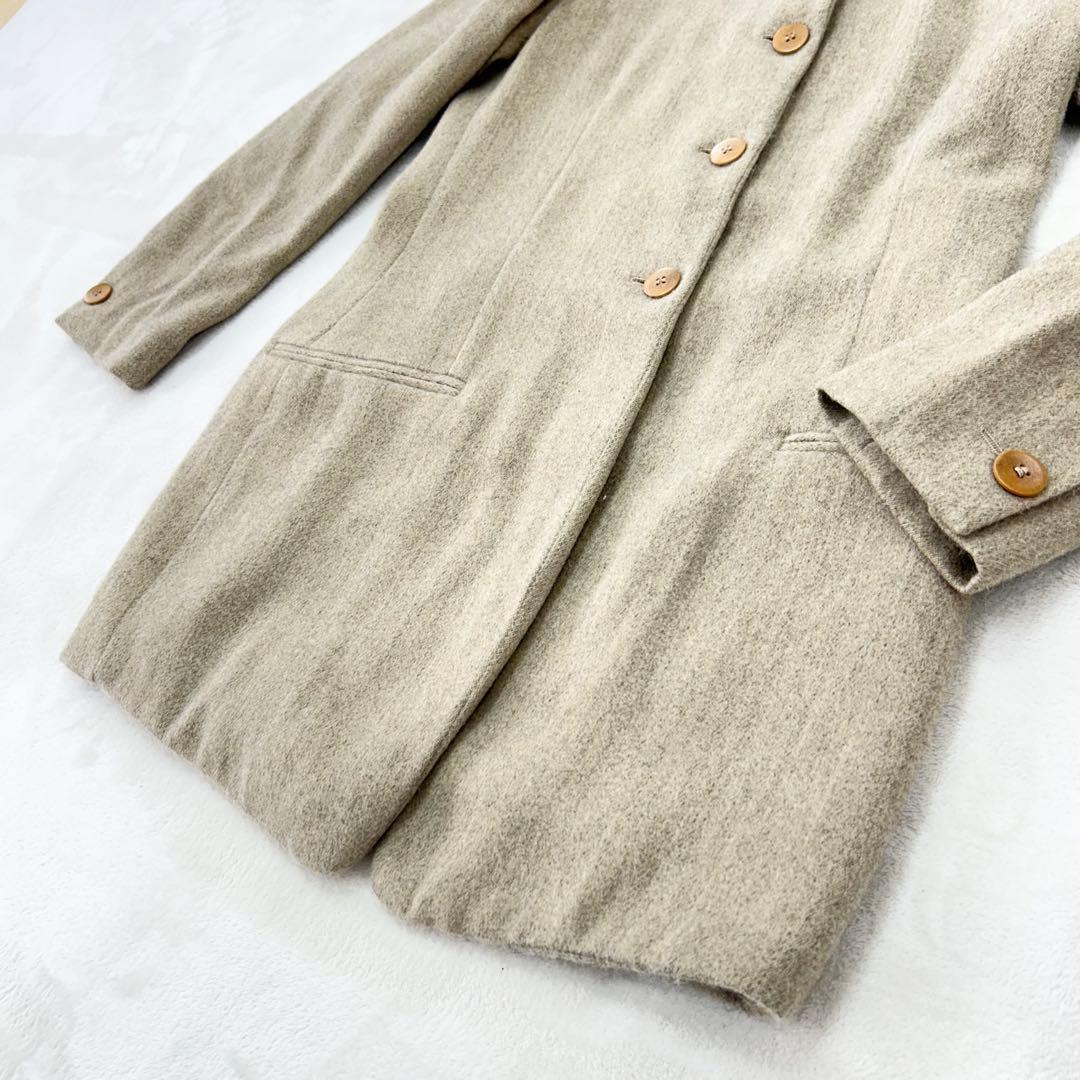 ジョルジオアルマーニ　アルパカ　コート　レディースM〜Ｌ　ライトブラウン　希少