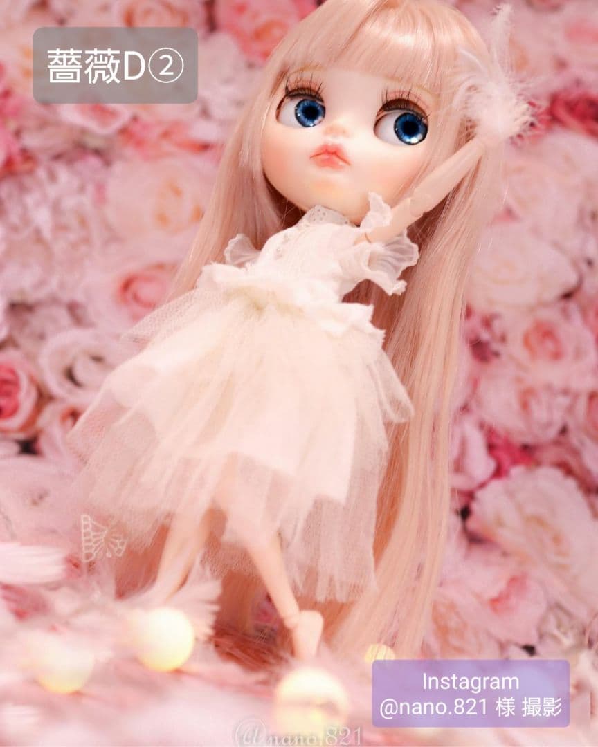 背景布【薔薇I】ローズ　サンプル　ドール、トリミング、ペット撮影用　フォトブース