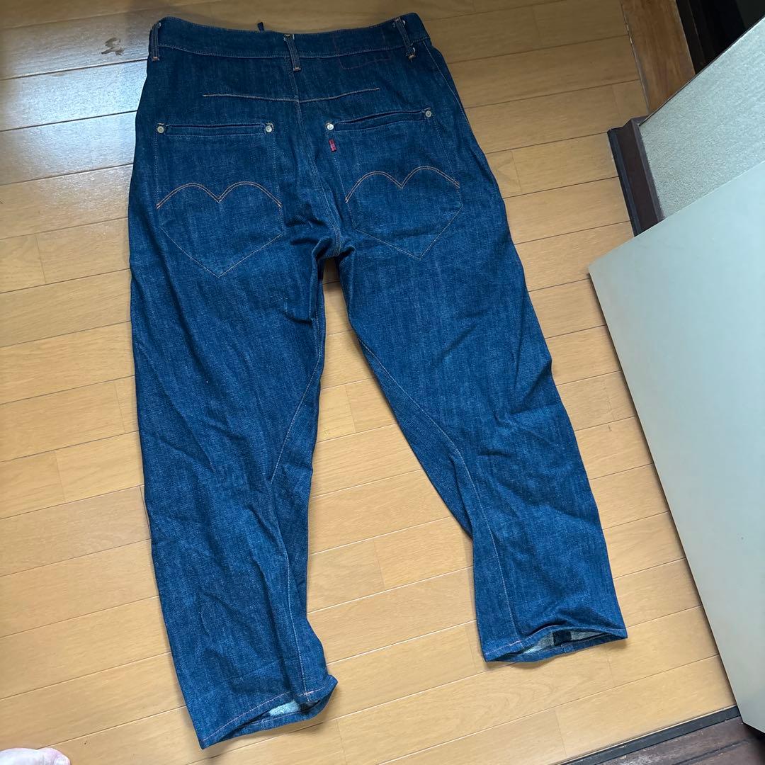 2001年モデルチュニジア製リーバイスレッド1STジャイアント32×32サルエル