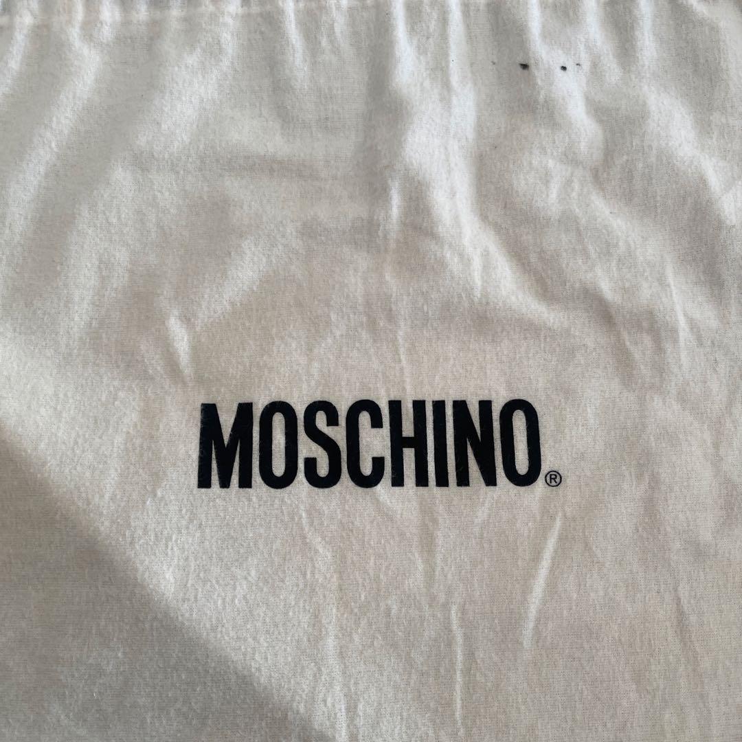 ☆最終SALE☆ MOSCHINO ブラックベルベットバッグ