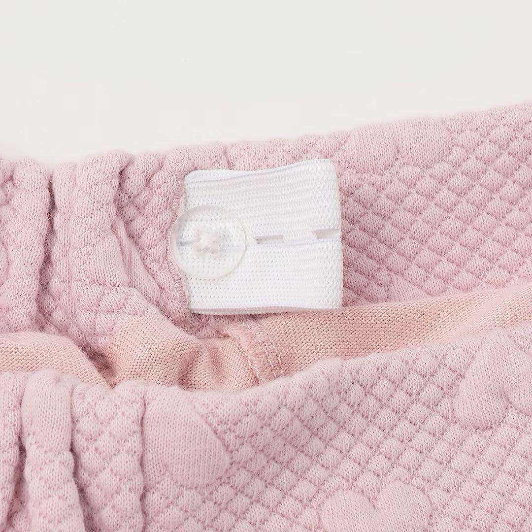 メゾピアノ新品新作タグ付きカットジャガードハーフZIPセーラーセットアップ130