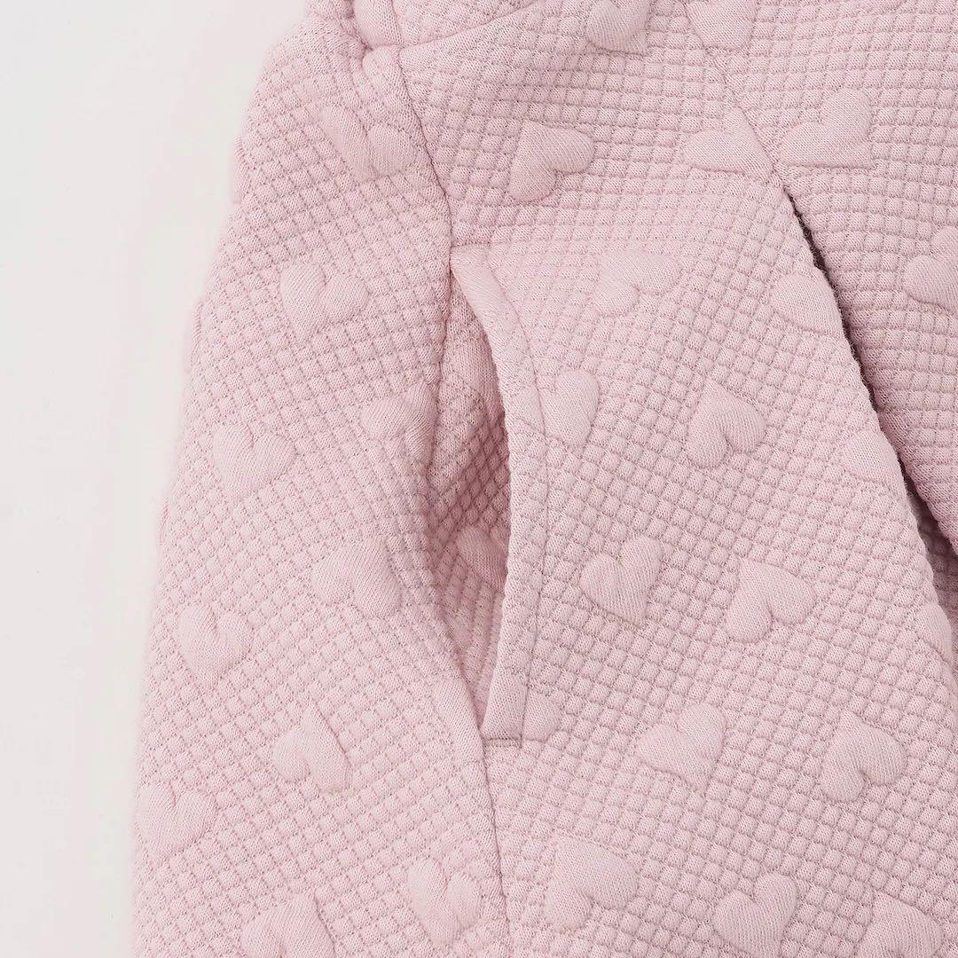 メゾピアノ新品新作タグ付きカットジャガードハーフZIPセーラーセットアップ130