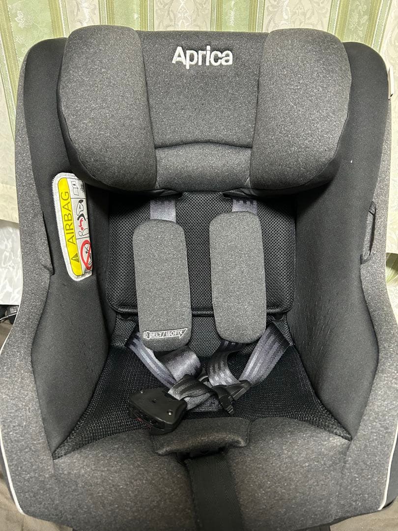 【a】Aprica 車用チャイルドシート グレー