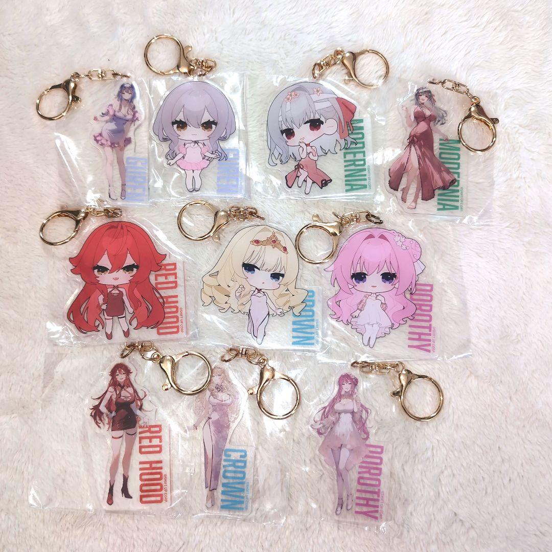 NIKKE ニケ 勝利の女神 アクリルキーホルダー 等身 デフォルメ10点セット