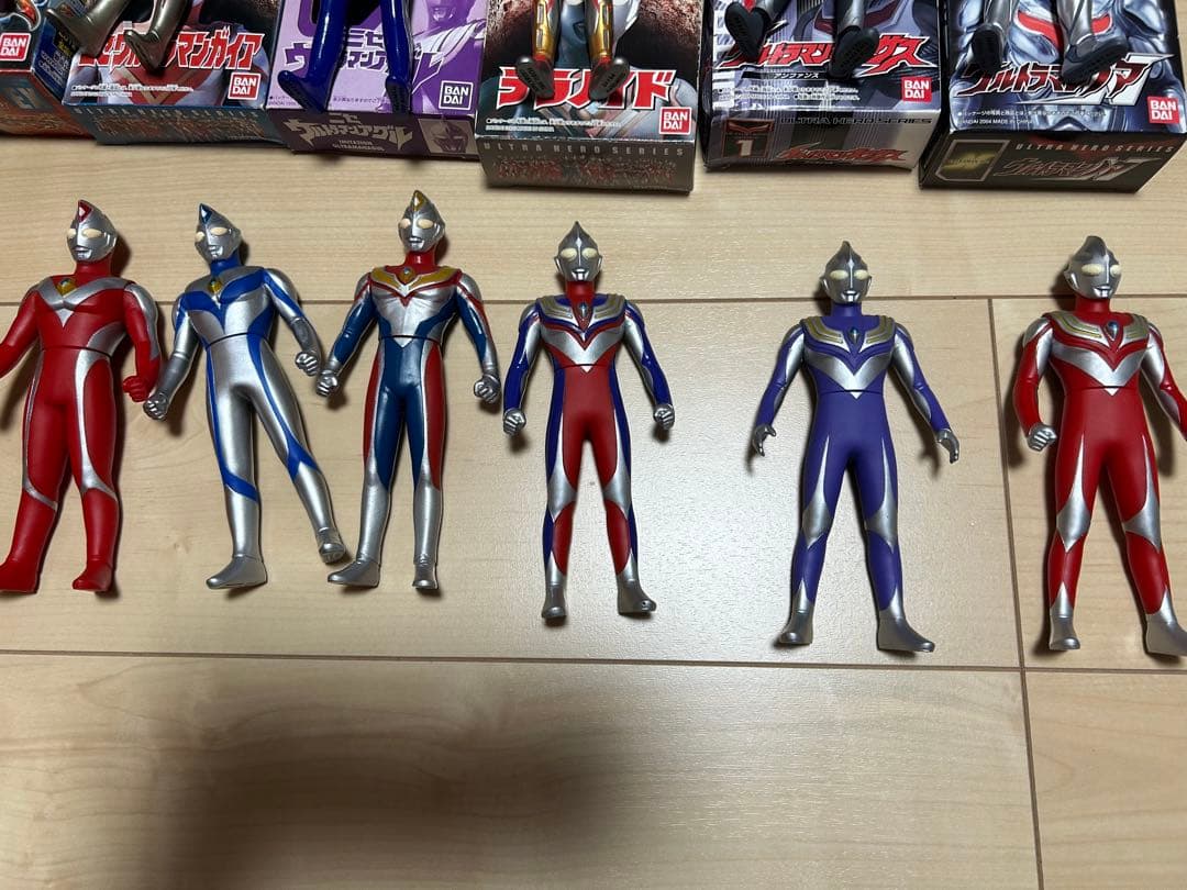 ウルトラヒーローシリーズ　ウルトラマン　ソフビセット　まとめ売り