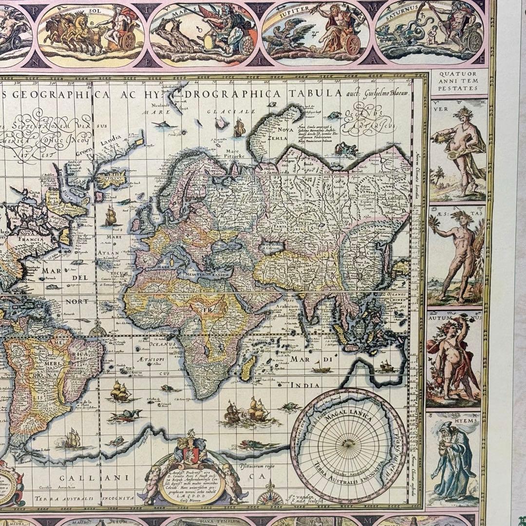 【未開封・未使用品】オールドマップ 世界地図 ジグソーパズル 2014ピース