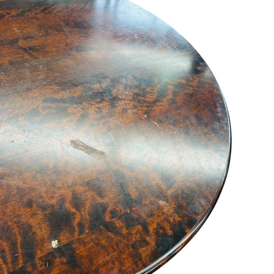 【超希少】【送料無料】北海道民芸家具 特大円形ダイニングテーブル 6人がけ 円卓