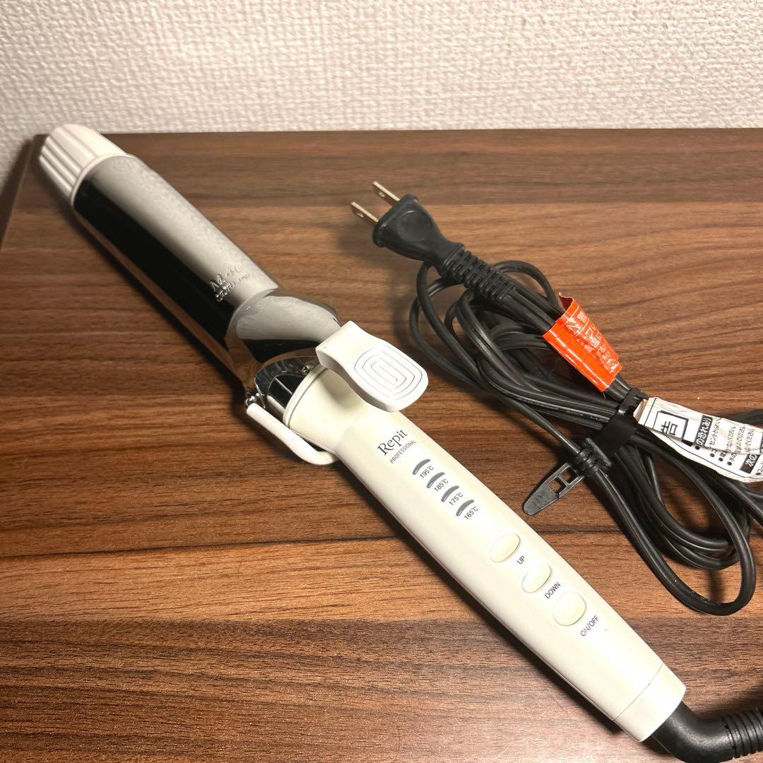 CREATE Repit スクエアバー40mmカールアイロン CSB-AG40W