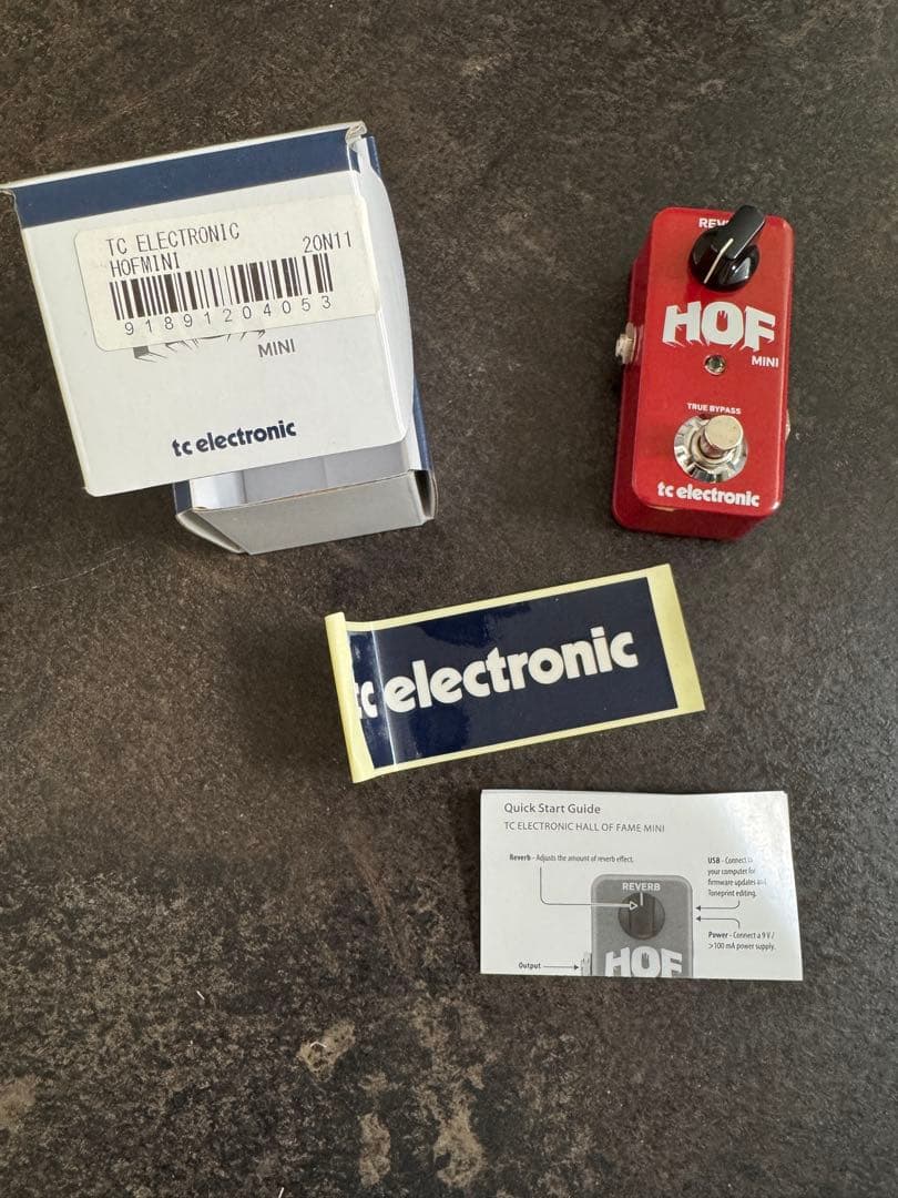 ギター tc electronic hall of fame mini