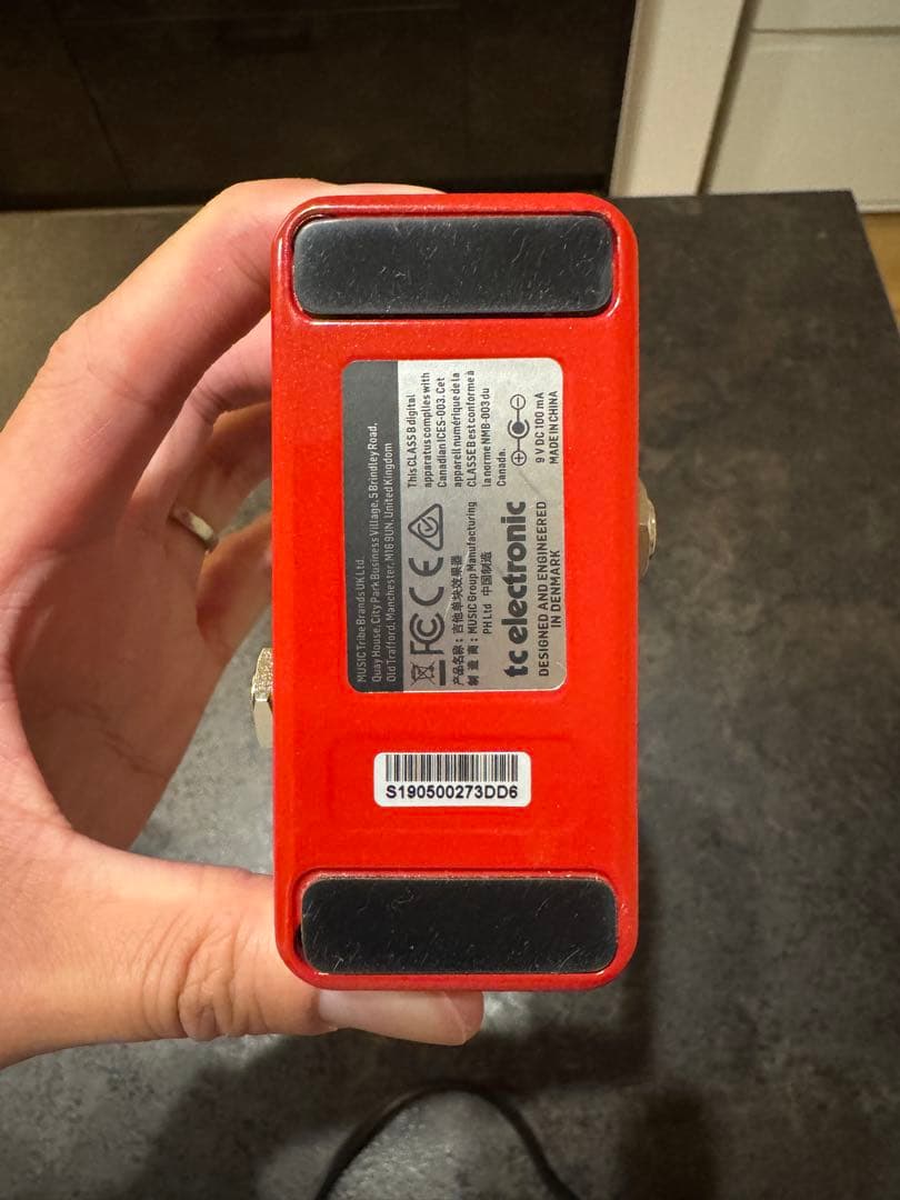 ギター tc electronic hall of fame mini