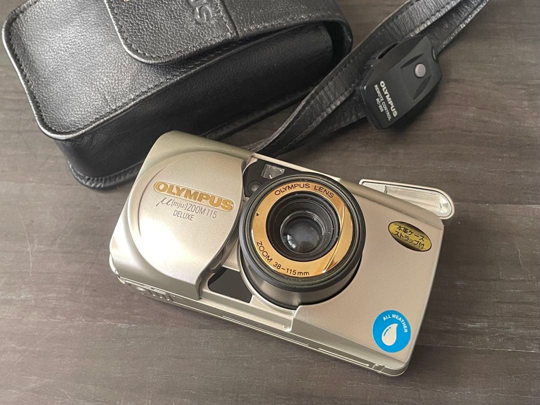 ほぼ未使用 箱&ケース付き OLYMPUS μ ZOOM 115 DELUXE