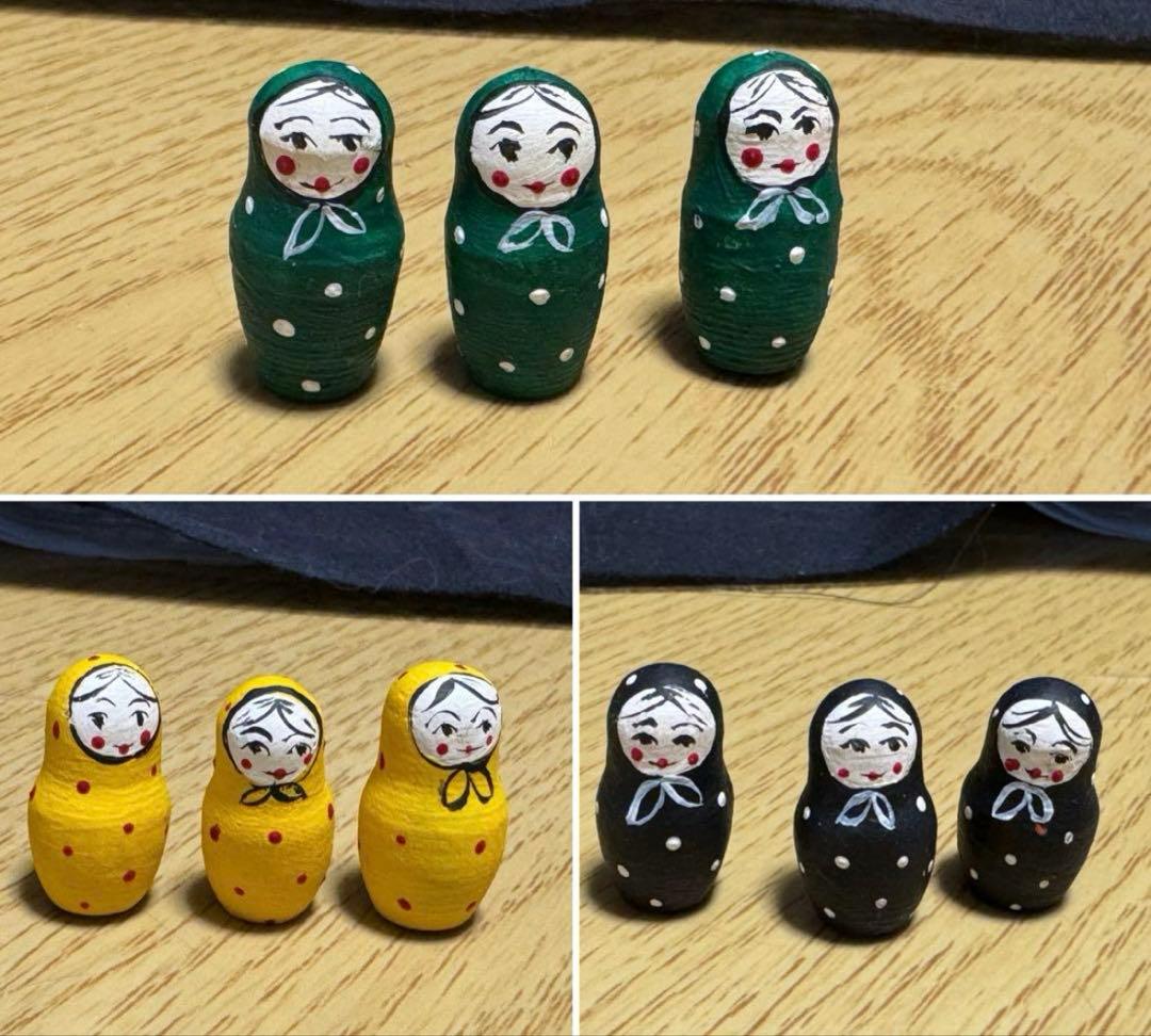 ロシア　ヴィンテージ マトリョーシカ　13体 長期保存、本品のみ。現状