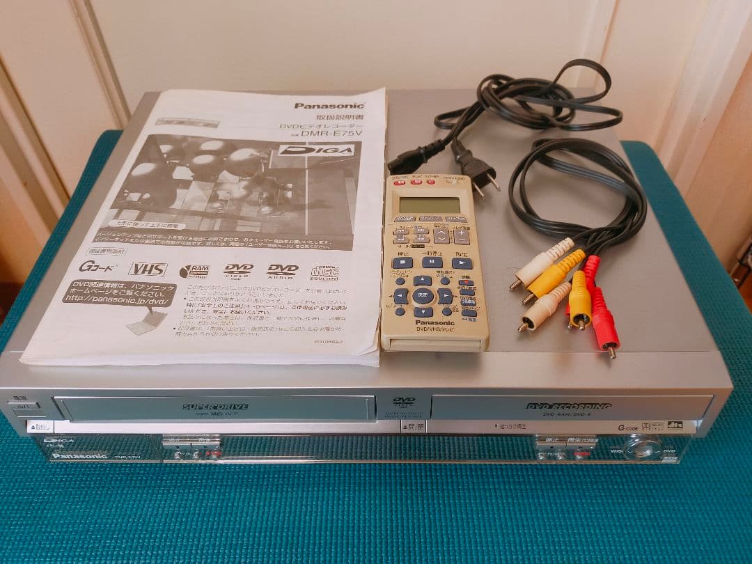 動作確認済み Panasonic DVDビデオレコーダー DMR-E75V