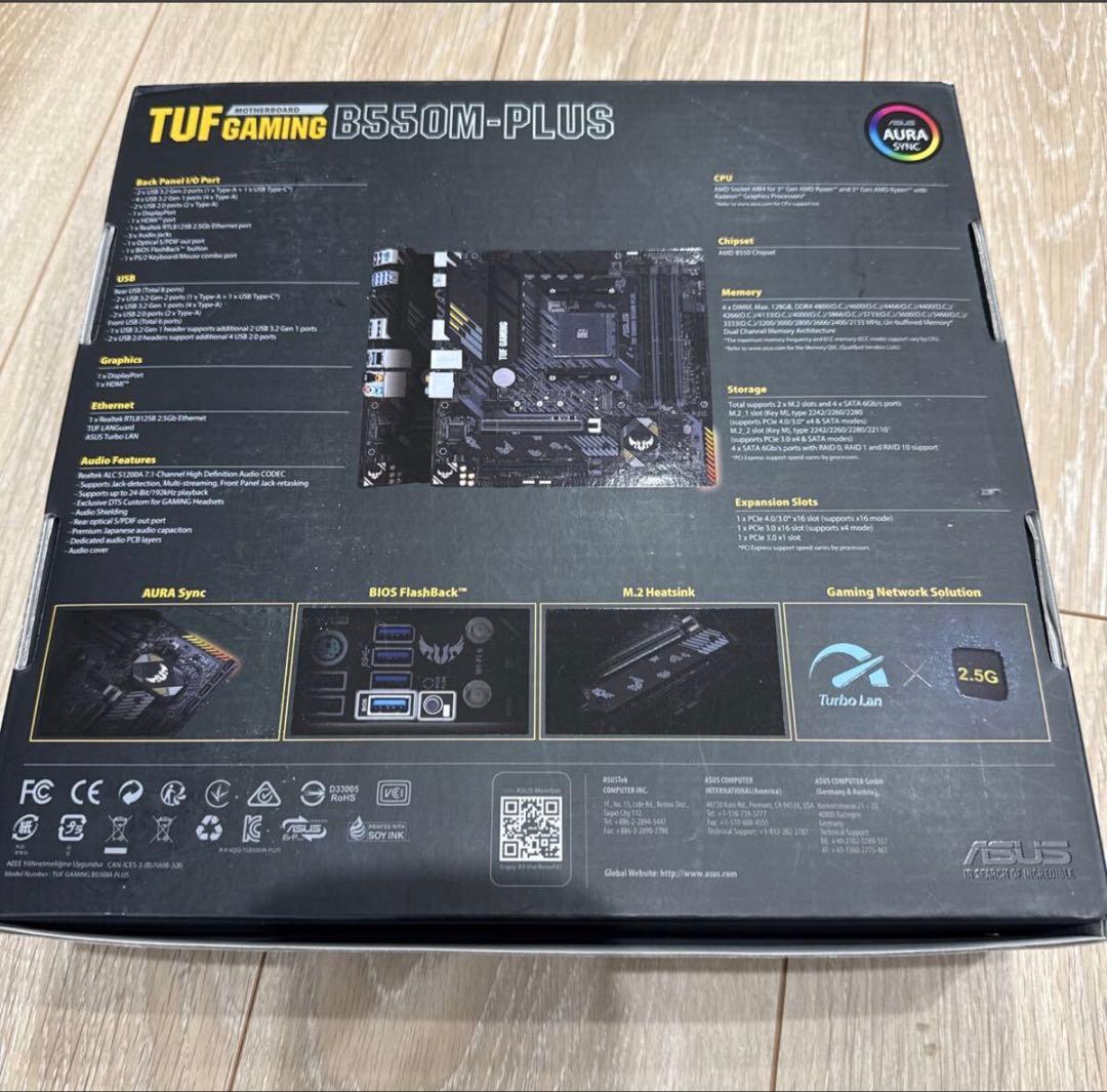 ASUS TUF GAMING B550M-PLUS マザーボード