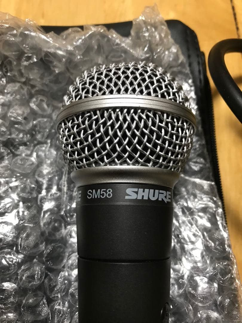 SHURE SM58 ダイナミックマイク　スイッチ付き