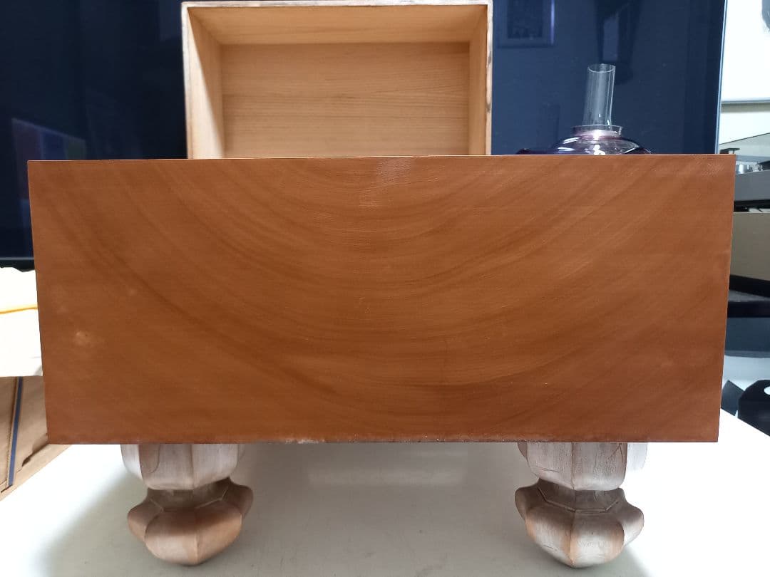 日向製　碁盤　桂　板目　木裏　碁石　本蛤　35号　一式