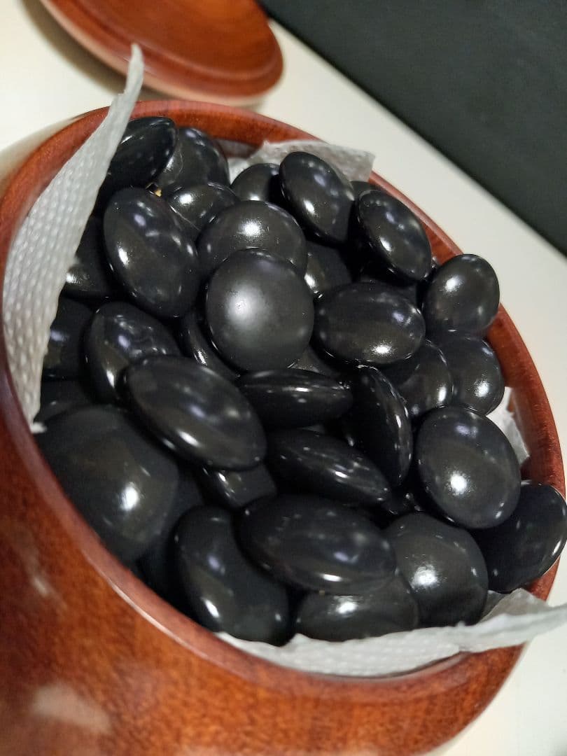 日向製　碁盤　桂　板目　木裏　碁石　本蛤　35号　一式