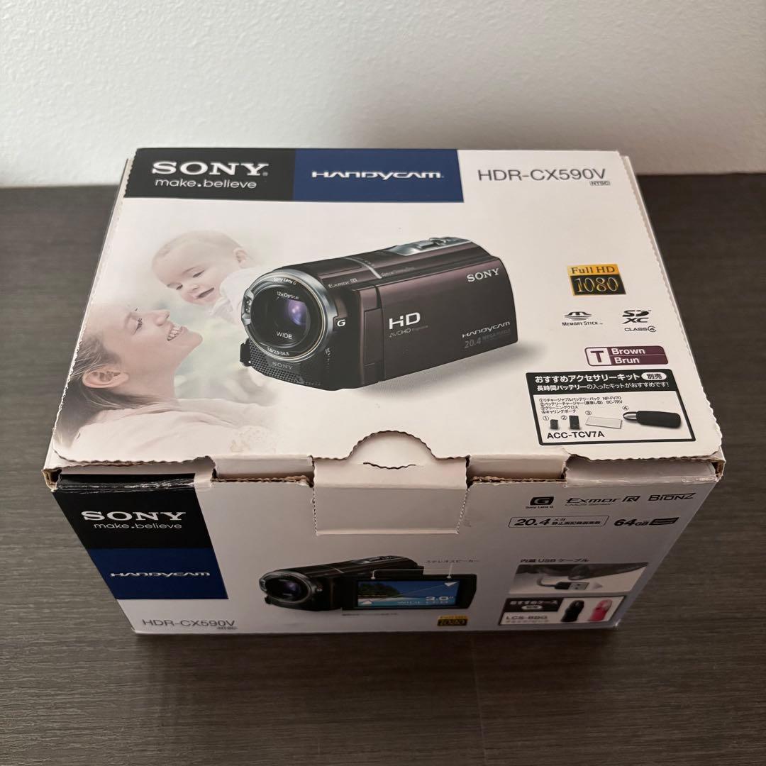 SONY HDR-CX590V Handycam デジタルビデオカメラ