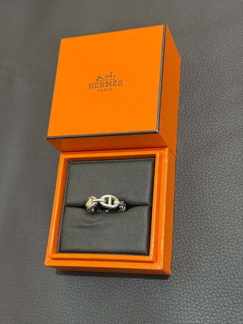 12月末まで限定❗️エルメス シェーヌダンクルリング アンシェネリング　54